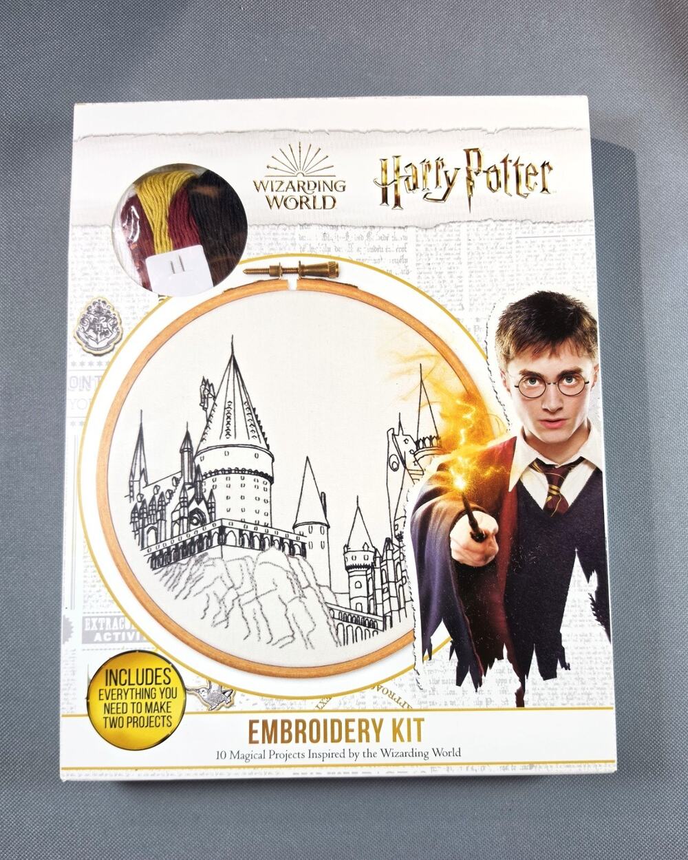 Harry Potter Wizarding World Embroidery Kit 10 Projects Complete New